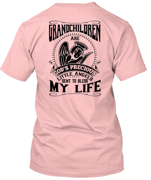 Grandchildren Are God's Precious Little Angels T Shirt, I Love Grandkid T Shirt