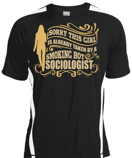 A black t-shirt with the shopify logo