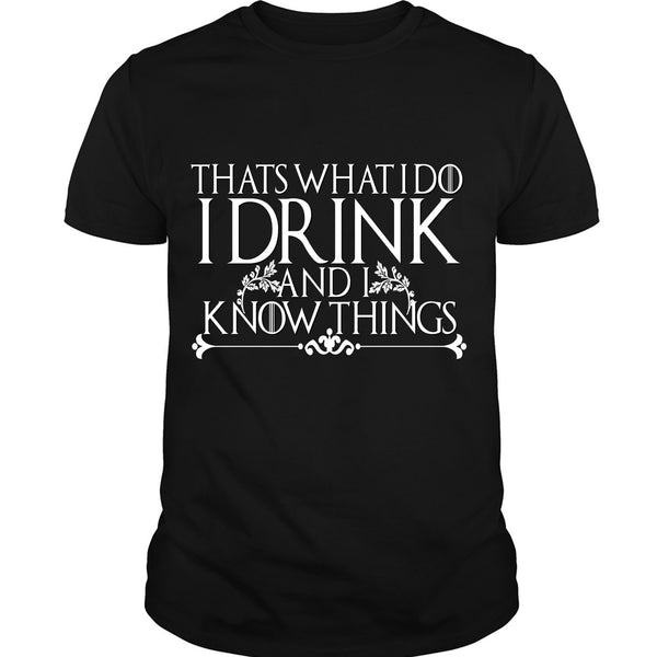 A black t-shirt with the shopify logo