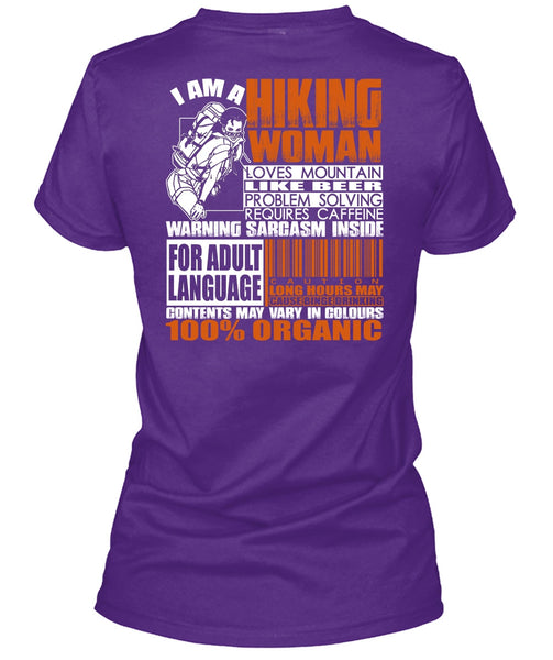 I Am A Hiking Woman T Shirt, Loves Mountain T Shirt