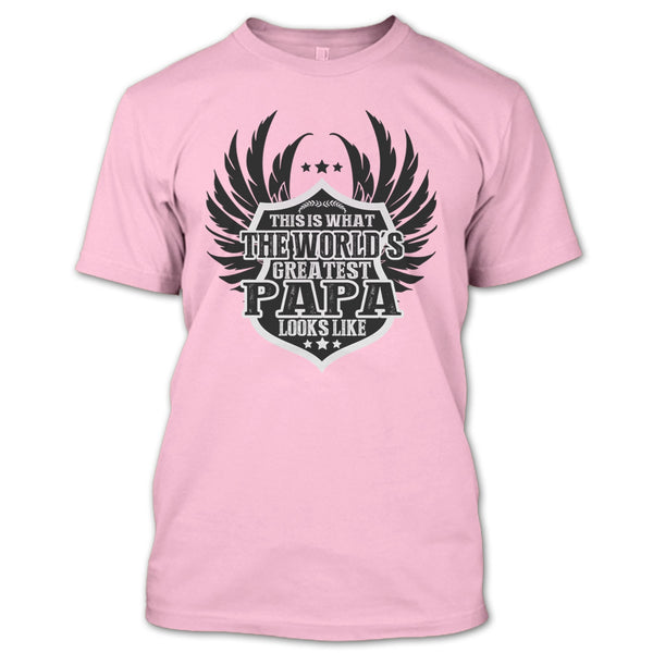 The World's Greatest Papa T Shirt, Coolest Papa Ever T Shirt