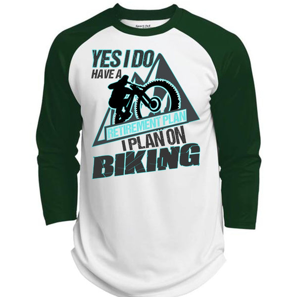 I Plan On Biking T Shirt, I Love Biker T Shirt, Awesome T-Shirts  (Polyester Game Baseball Jersey)