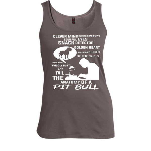 Happy Tail The Anatomy Of A Pit Bull Shirt, Cool Dog Shirt