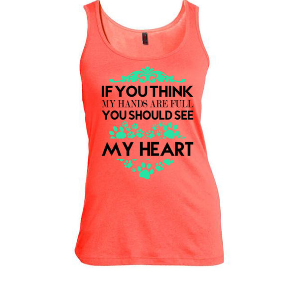 If You Se My Hands Are Full T Shirt, I Love Dog T Shirt, Awesome t-shirts