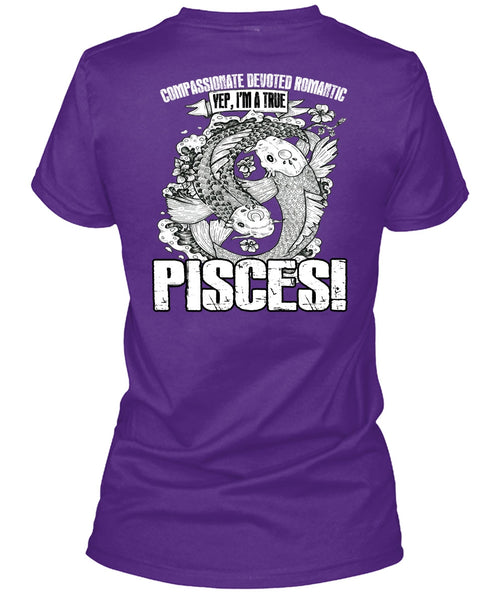 I'm A True Pisces T Shirt, Being A Pisces T Shirt