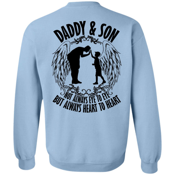 I Love Papa T Shirt, Daddy And Son Not Always Eye To Eye Sweatshirt