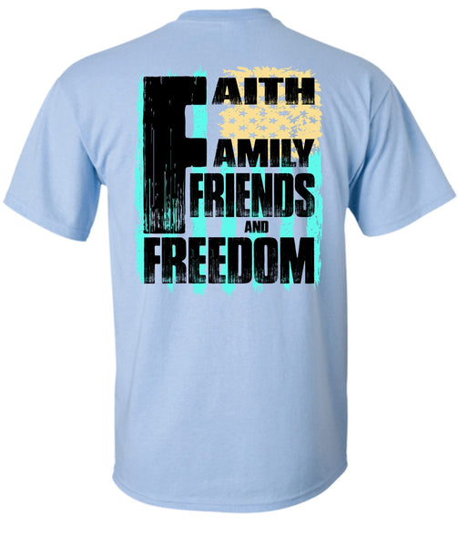 Faith Family Friends And Freedom T Shirt, I Love Veteran T Shirt