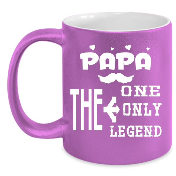 Papa The One The Only Coffee Mug, Awesome Gift For Papa Coffee Cup