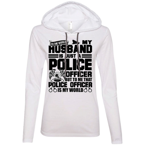 A black t-shirt with the shopify logo