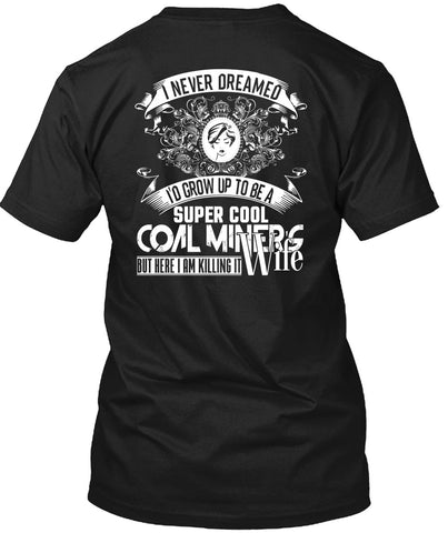 A black t-shirt with the shopify logo