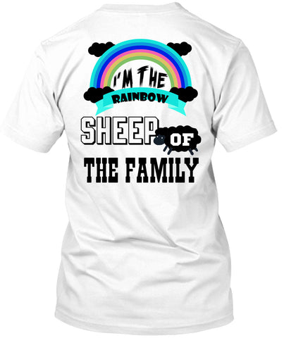 A black t-shirt with the shopify logo