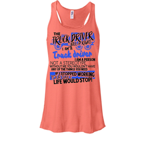 The Truck Driver T Shirt, Gift For Trucker Tank Top