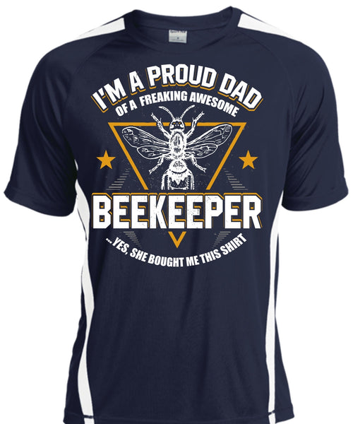 I'm A Proud Dad T Shirt, Awesome Beekeeper T Shirt, Cool Shirt