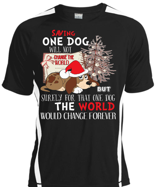 A black t-shirt with the shopify logo