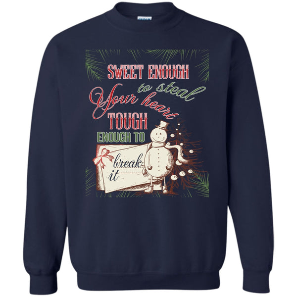 Tough Enough To Break It T Shirt, Merry Christmas Sweatshirt