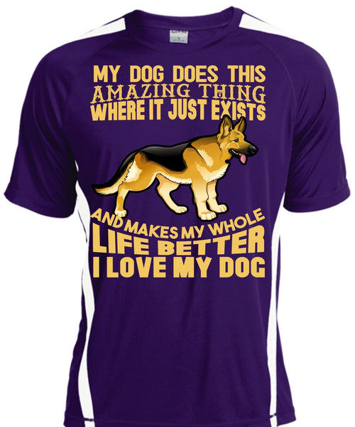 I Love My Dog T Shirt, My Dog Does This Amazing T Shirt, Cool Shirt