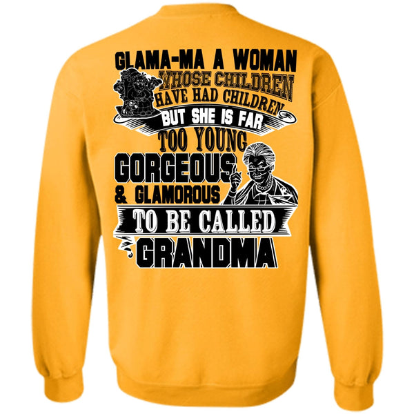 I Love Nana T Shirt, Glamorous To Be Called Grandma Sweatshirt
