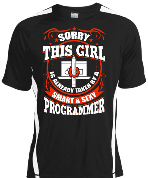 A black t-shirt with the shopify logo