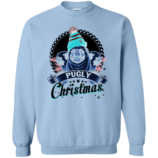 Coolest Merry Christmas T Shirt, Pugly Christmas Sweatshirt