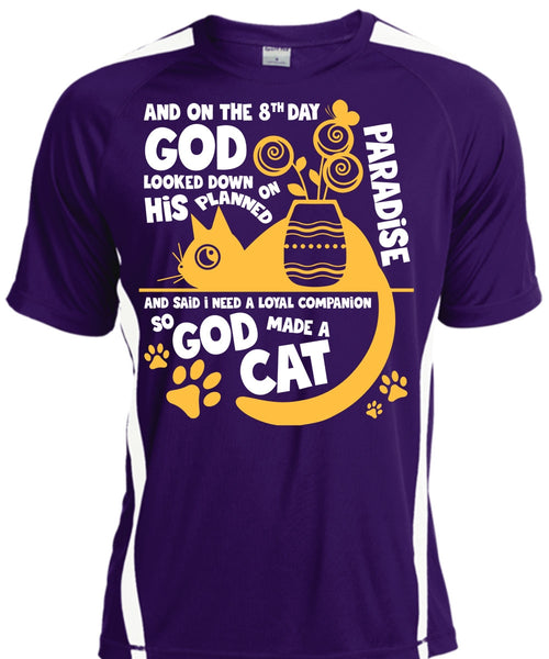God Made A Cat T Shirt, His Planned On Paradise T Shirt, Cool Shirt