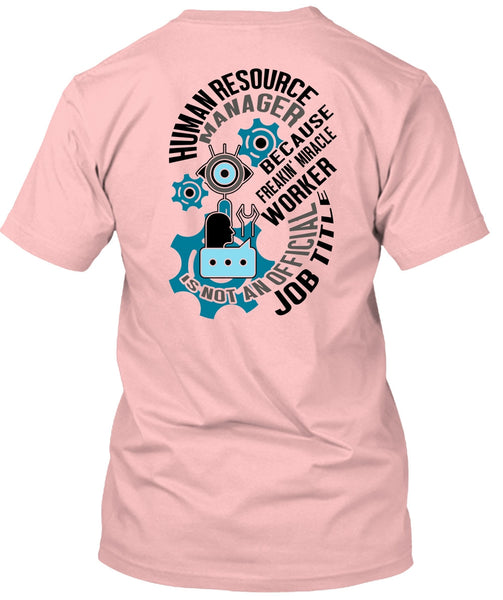 Human Resource Manager T Shirt, I Love Manager T Shirt