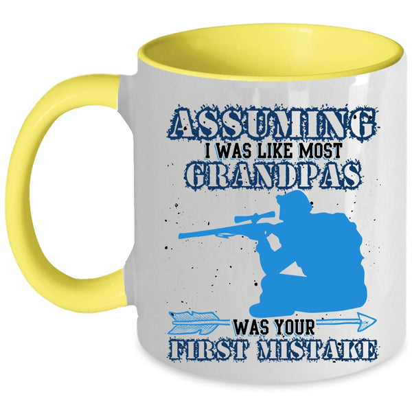 Cool Hunting Coffee Mug, I Was Like Most Grandpas Accent Mug