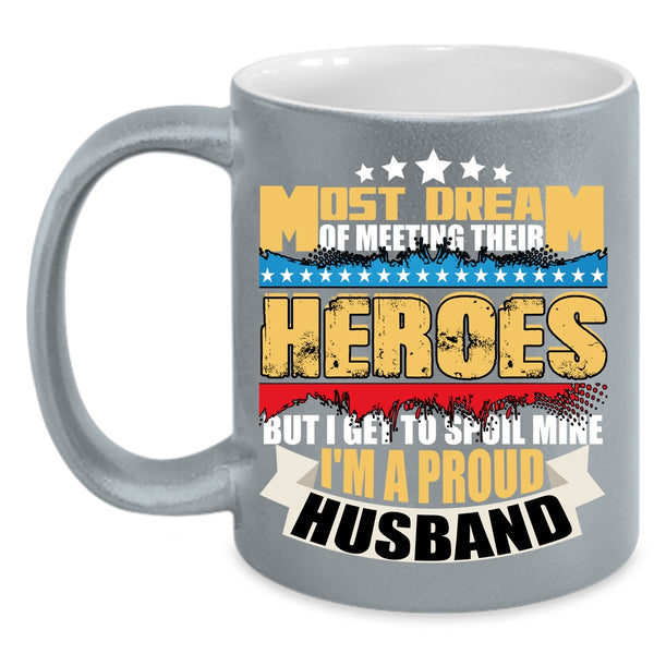 I'm A Proud Husband Coffee Mug, Cool Husband Coffee Cup