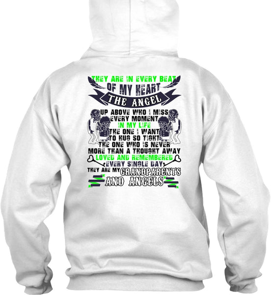 Grandparents And Angels T Shirt, I Love Papa T Shirt