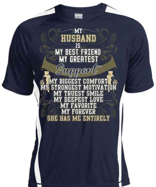 My Husband Is My Best Friend T Shirt, My Truest Smile T Shirt, Cool Shirt