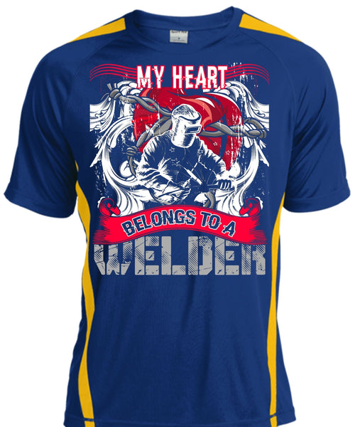 My Heart Belongs To A Welder T Shirt, Being A Welder T Shirt, Cool Shirt