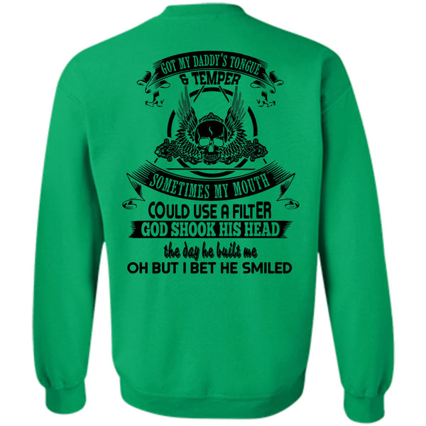 Being A Gunner T Shirt, God Shook His Head The Day He Built Me Sweatshirt