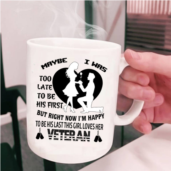 I Love Veteran Coffee Mug, This Girl Loves Her Veteran Cup