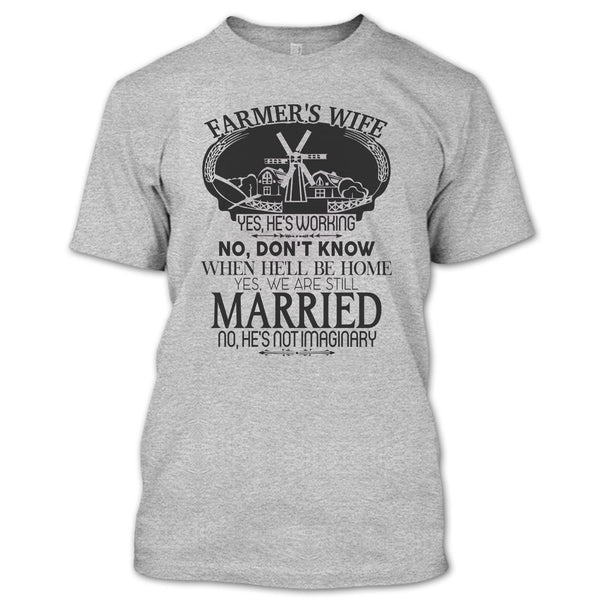 Farmer's Wife T Shirt, Gift For Farmer's Wife T Shirt