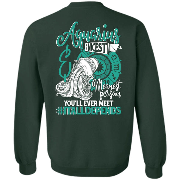 Being An Aquarius T Shirt, I Love Aquarius Sweatshirt