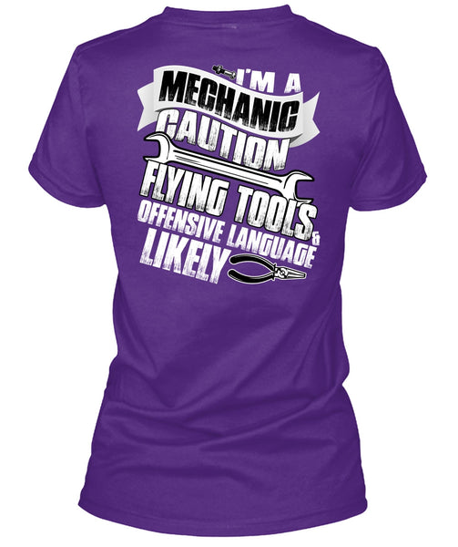 I'm A Mechanic T Shirt, Flying Tools T Shirt