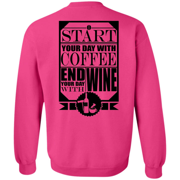 I Love Beer T Shirt, Start Your Day With Coffee Sweatshirt