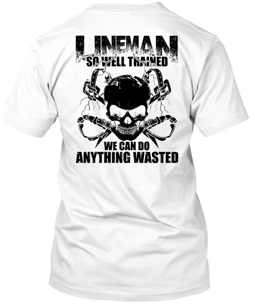 A black t-shirt with the shopify logo