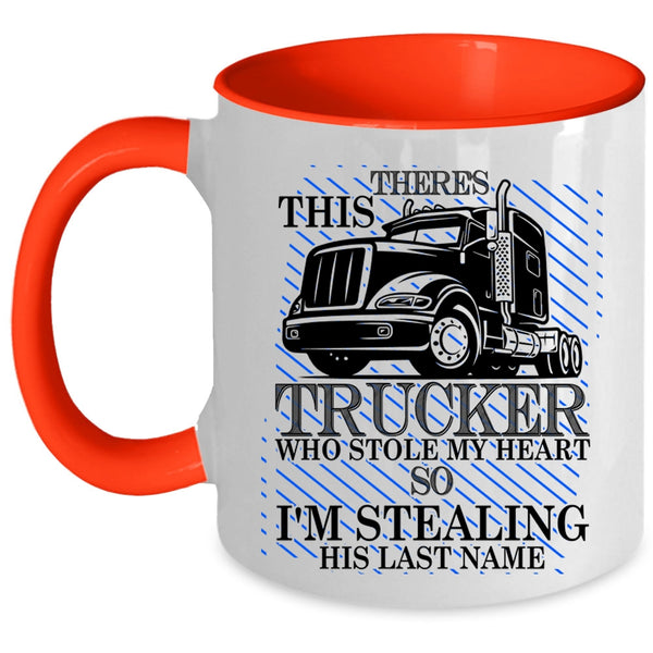I'm Stealing His Last Name Coffee Mug, This Strucker Stole My Heart Accent Mug