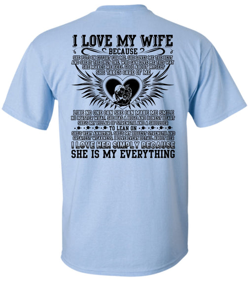 I Love My Wife T Shirt, I Love Husband T Shirt
