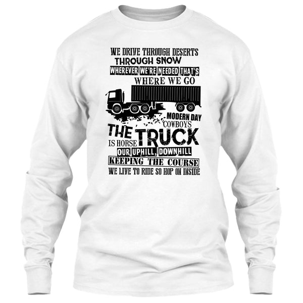 The Truck Is Horse T Shirt, I Am A Truck Driver T Shirt