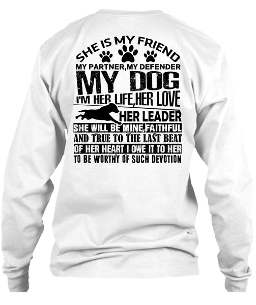 My Defender My Dog T Shirt, I Love My Dog T Shirt