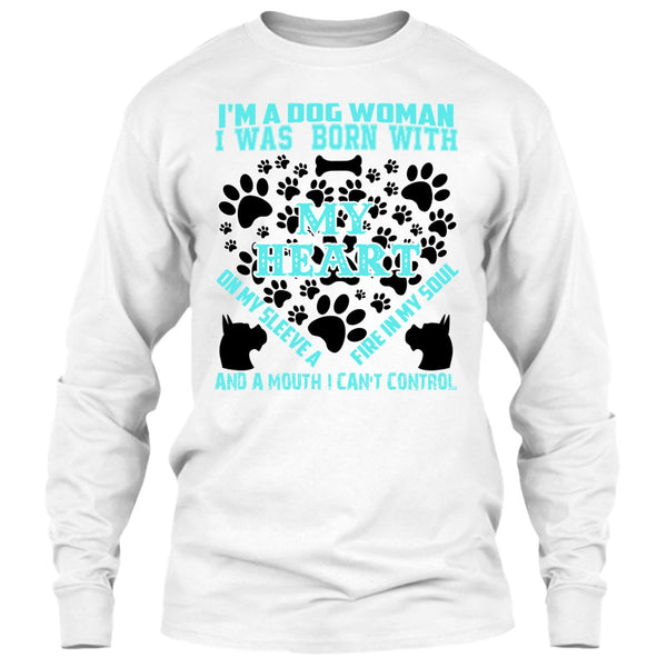 I'm A Dog Woman T Shirt, Coolest Dog Lover T Shirt