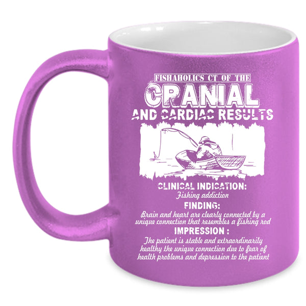 Fishaholics Coffee Mug, Cool Gift For Fisher Coffee Cup