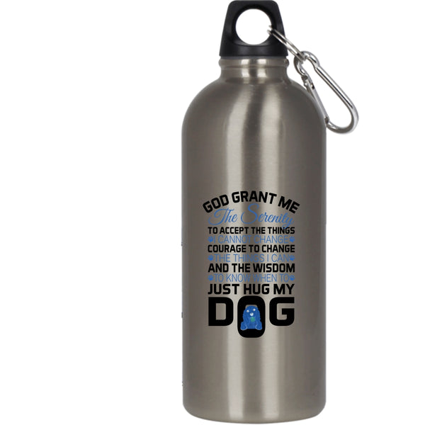 My Dog 20 oz Stainless Steel Bottle,Funny Gift For Dog Lovers Outdoor Sports Water Bottle