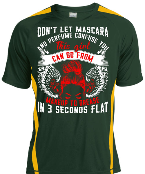 This Girl Can Go From Makeup To Grease T Shirt, Being A Mom T Shirt, Cool Shirt