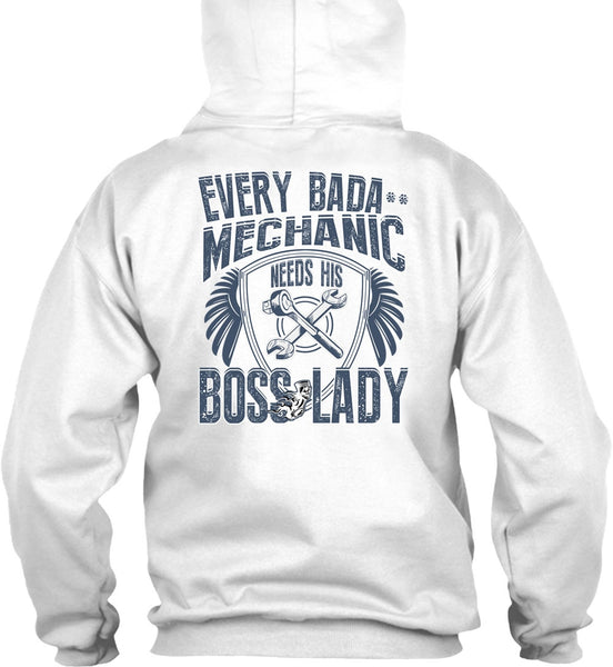 Mechanic Needs His Boss Lady T Shirt, I Love Mechanic T Shirt