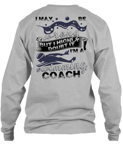 I'm A Swimming Coach T Shirt, I Love Swimming T Shirt