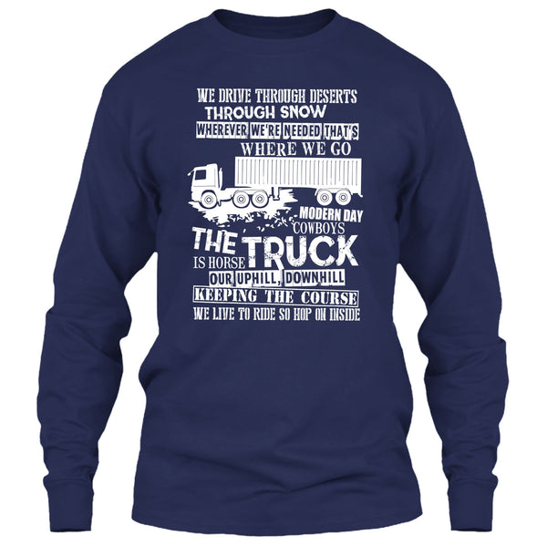 The Truck Is Horse T Shirt, Coolest Trucker T Shirt