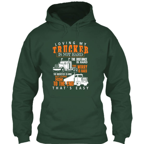 Loving My Trucker T Shirt, Gift For Trucker T Shirt