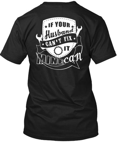 A black t-shirt with the shopify logo